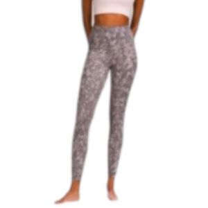 Lululemon Align HR Pant 28” Size 6 Hideaway Camo Lunar Rock Patterned Leggings